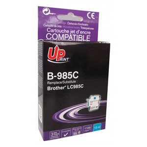  Uprint - Cartouche compatible pour Brother  LC985 Cyan
