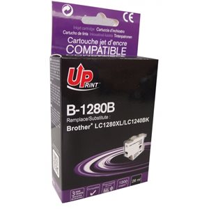 Uprint  - Cartouche compatible pour Brother LC1240/LC1280/LC1220 XL Noire