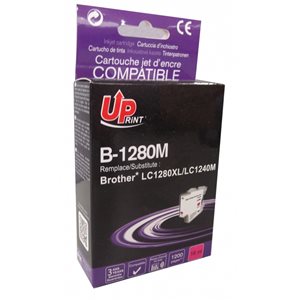 Uprint  - Cartouche compatible pour Brother LC1240/LC1280/LC1220 XL Magenta