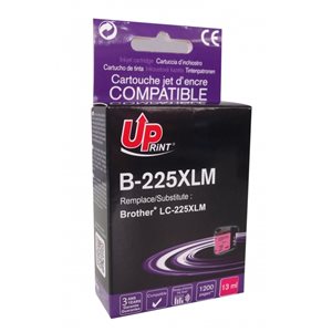 Uprint- Cartouche compatible pour Brother LC225XL Magenta