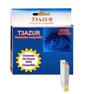 T3AZUR - Cartouche compatible pour Epson T1590 XL - Optimiseur de brillance