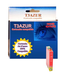 T3AZUR - Cartouche compatible pour Epson T1597 XL - Rouge