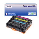 Lot de 4 Toner/Laser générique HP CC530/1/2/3A 