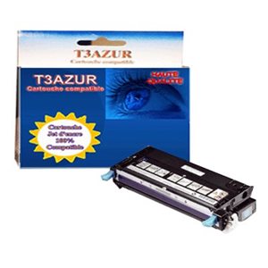 T3AZUR - Toner compatible DELL Laser 2145 / 2145cn (593-10369) Cyan