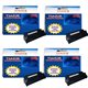 4 Toners Lexmark Optra E310 / E312 / E312L / 13T0101 - Compatible - 6 000 pages