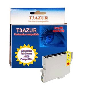 T3AZUR - Cartouche compatible Epson T0548- Noire Matt