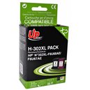 HP302XL -Lot de 2 Cartouches compatibles pour HP n°302 XL Uprint