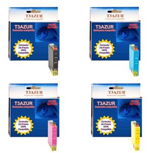 T1636 - Multipack compatible pour Epson T1631 / T1632 / T1633 / T1634 XL