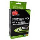Pack de 4 Cartouches compatibles HP n°932/933 XL- Uprint