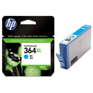 Original - Cartouche HP 364XL Cyan (CB323EE) - Authentique - Haute Capacité