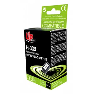 Uprint -Cartouche compatible pour HP n°339 (C8767EE) Noire