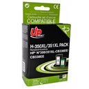 Pack de 2 cartouches compatibles HP (n°350 + 351) XL -Uprint