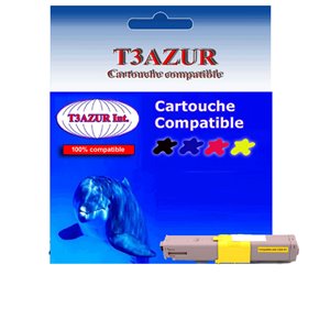 44973533- Toner Laser compatible pour Oki C301 / C321 Yellow