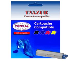 43459331- Toner Laser compatible pour Oki C3300 / C3400 Cyan