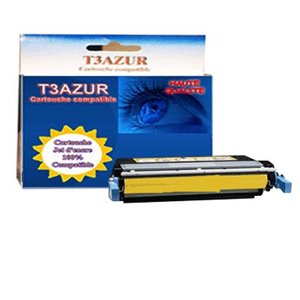 T3AZUR - Toner compatible HP CB402A / HP 642AY Jaune