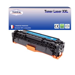 T3AZUR - Toner/Laser générique HP CC531A/ CE411A/ CF381A Cyan