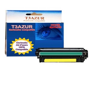 T3AZUR - Toner/Laser générique HP CE252A / HP 504AY Jaune