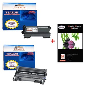 Toner+Tambour compatible Brother TN2010+DR2200