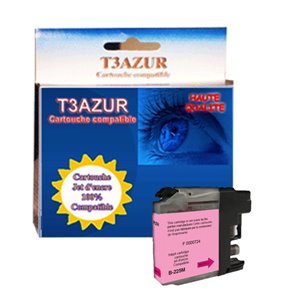 T3AZUR - Cartouche compatible pour Brother LC225XL Magenta
