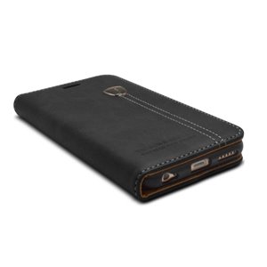 iHosen - Housse en cuir pour iPhone 5/5S/5SE - Noir