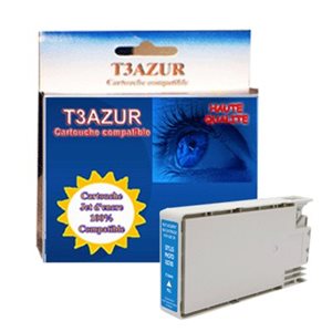 T3AZUR - Cartouche compatible Epson RX700 Cyan 