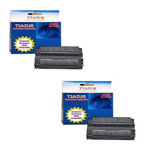 T3AZUR - Lot de 2 Toners Laser compatible HP C3903A / Canon EPV