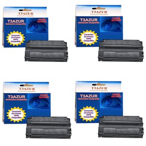 T3AZUR - Lot de 4 Toners Laser compatible HP C3903A / Canon EPV
