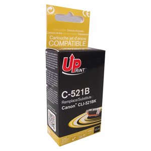 Uprint - Cartouche compatible pour Canon CLI-521 Noire