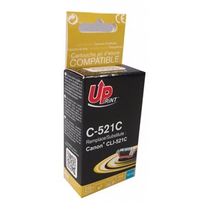 Uprint - Cartouche compatible Canon CLI-521 Cyan