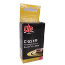  Uprint -Cartouche compatible Canon CLI-521 Magenta (avec puce) 