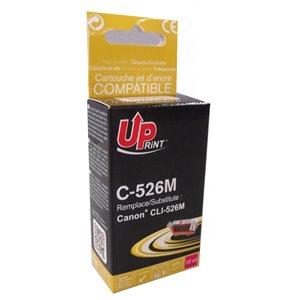 Uprint -Cartouche compatible Canon CLI-526 Magenta (avec puce) 