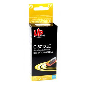Uprint -Cartouche Compatible Canon CLI571 XL Cyan