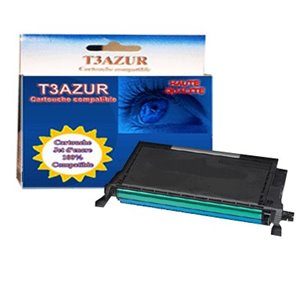 T3AZUR - Toner compatible pour imprimante Samsung CLP-770, 775, CLT-C6092S Cyan