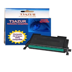 T3AZUR - Toner compatible pour imprimante Samsung CLP-770, 775, CLT-K6092S  Noir