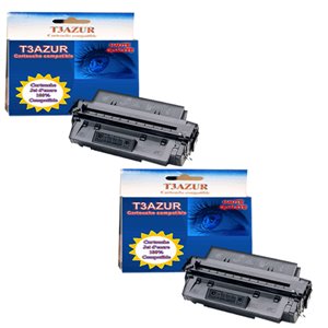 T3AZUR - Lot de 2 Toner Laser génériques HP Q2610A / HP 10A