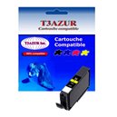 T3AZUR - Cartouche générique Canon PGI-72 (6406B001) Jaune