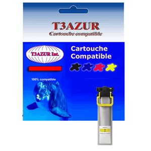 T3AZUR - Cartouche compatible EPSON T9444 / T9454 (C13T944440/C13T945440) - Jaune 3000 pages