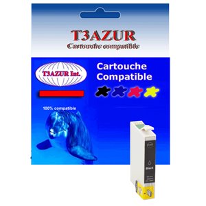 T3AZUR - Cartouche compatible EPSON T0348 (C13T03484010) Noire Matt 15ml