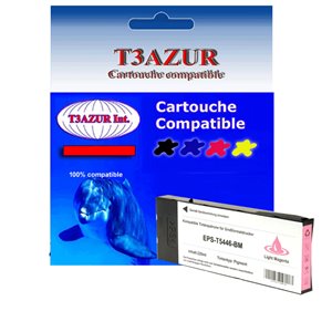 T3AZUR - Cartouche compatible EPSON T5446 (C13T544600) - Light Magenta 220ml