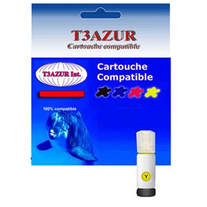 T3AZUR - Bouteille encre compatible EPSON 106 (C13T00R440) - Jaune 70ml