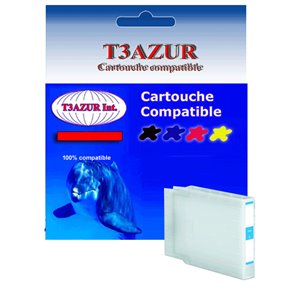 T3AZUR - Cartouche compatible Epson T9082 (C13T908240) - Cyan 4000 pages