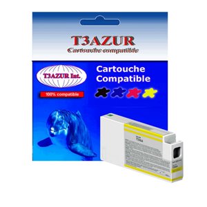 T3AZUR - Cartouche compatible Epson T5964 (C13T596400) - Jaune 350 ml