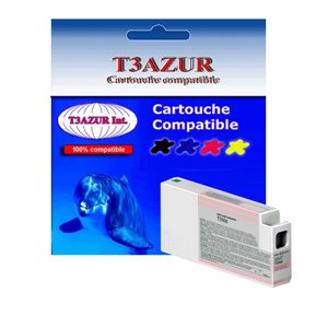 T3AZUR - Cartouche compatible Epson T5966 (C13T596600) - Light Magenta 350 ml