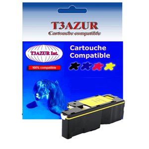 T3AZUR - Toner compatible DELL C1660 (593-11131) Yellow