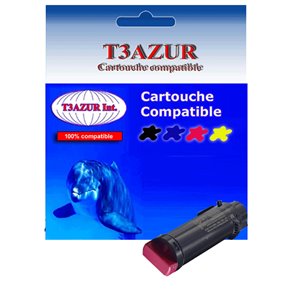 T3AZUR - Toner compatible Dell H625CDW/ H825CDW/ S2825CDN (593-BBRV) Magenta
