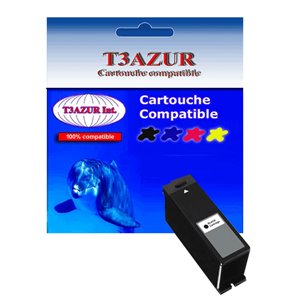 T3AZUR  -Cartouche compatible  Dell Y498D/ X739N/ X737N / V313 (592-11331/592-11327) Noire 