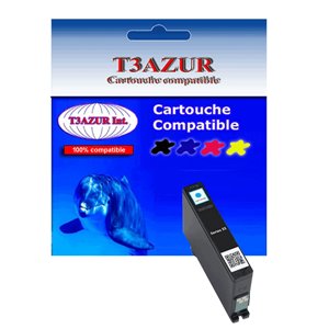T3AZUR - Cartouche compatible DELL 33 (592-11813) Cyan