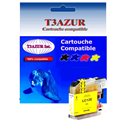 T3AZUR - Cartouche compatible Brother LC12E (LC-12EY) Jaune