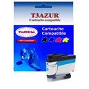 T3AZUR - Cartouche compatible Brother LC3237 (LC-3237C) XL Cyan