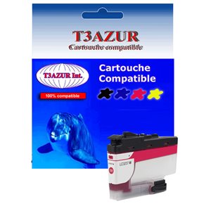 T3AZUR - Cartouche compatible Brother LC3237 (LC-3237M) XL Magenta